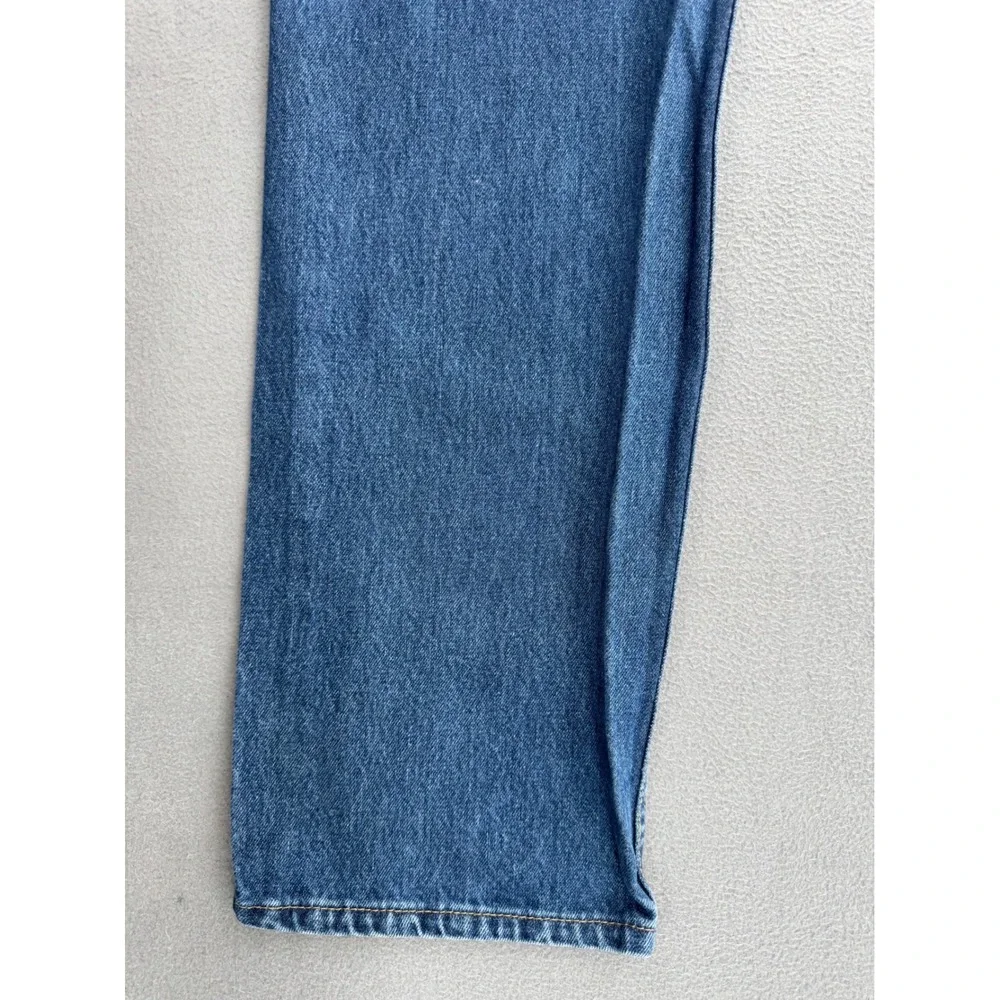 Levi's 505 Regular Fit Jeans 36x30 Straight Leg Denim Denim Classic Workwear